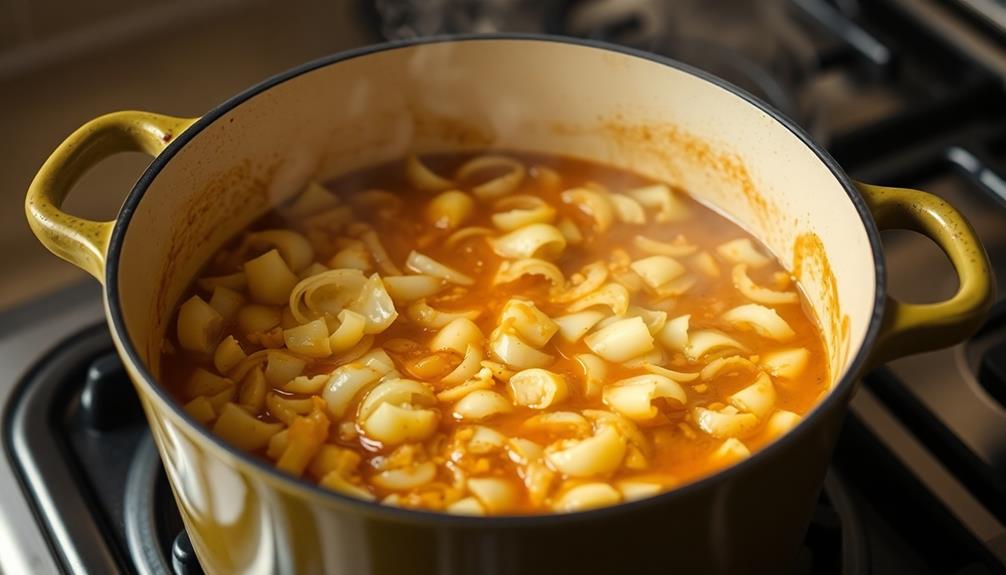 prepare broth base ingredients