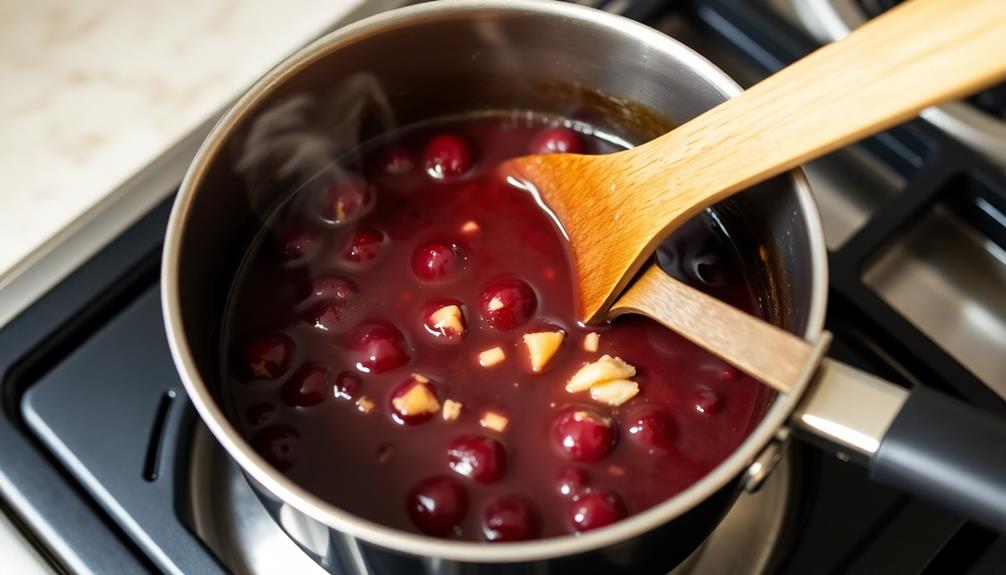 prepare cherry sauce recipe