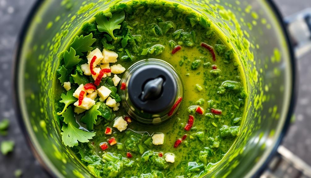 prepare chimichurri sauce