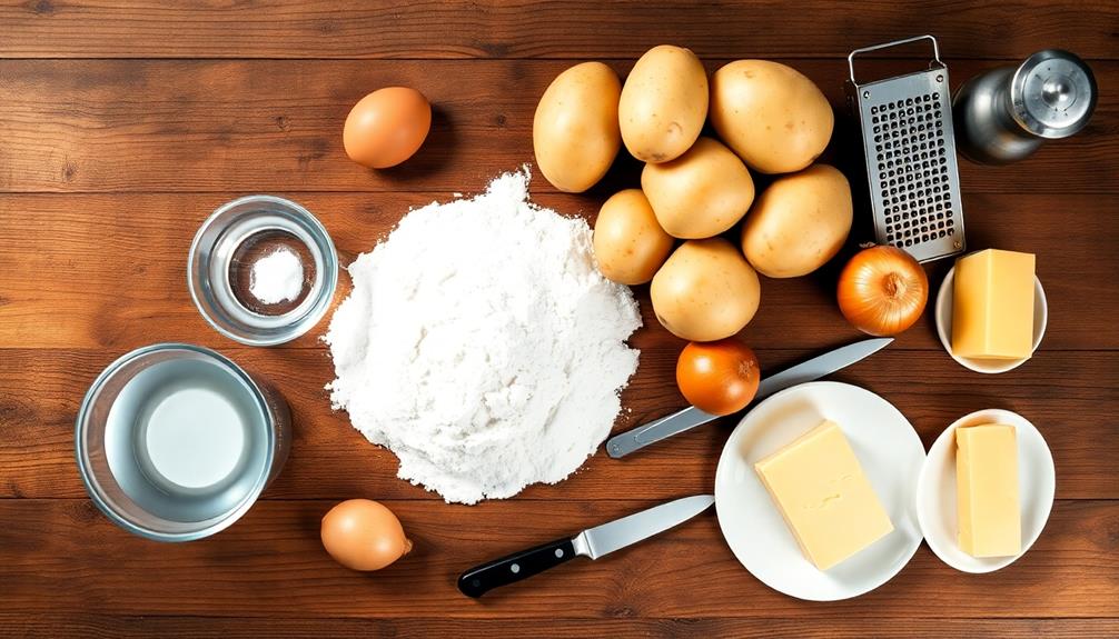 prepare dough ingredients carefully