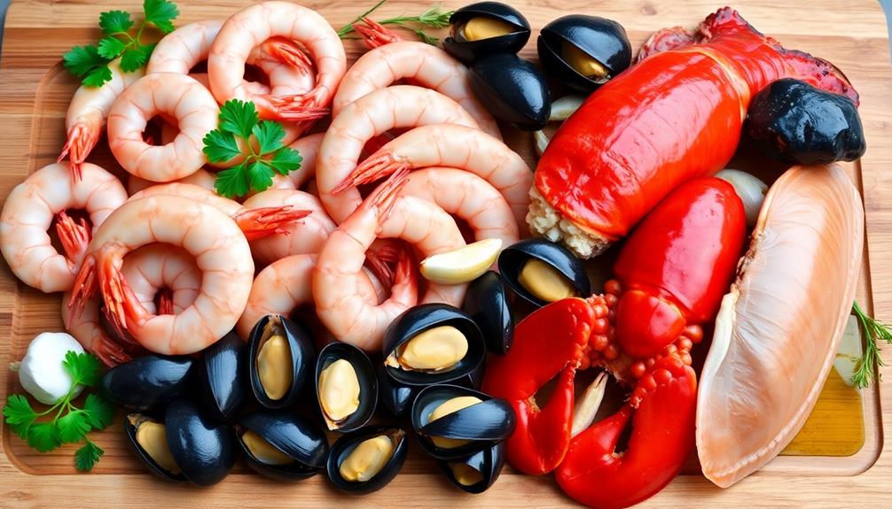 prepare seafood ingredients carefully