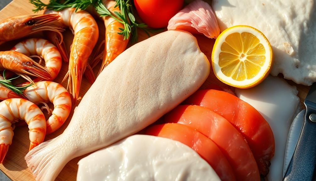prepare seafood ingredients first