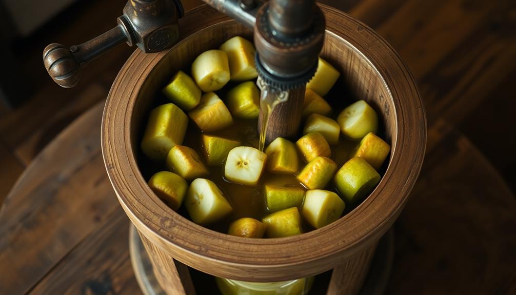 press apples in cider