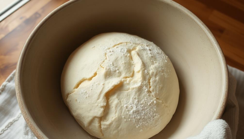 proofing the shaped dough