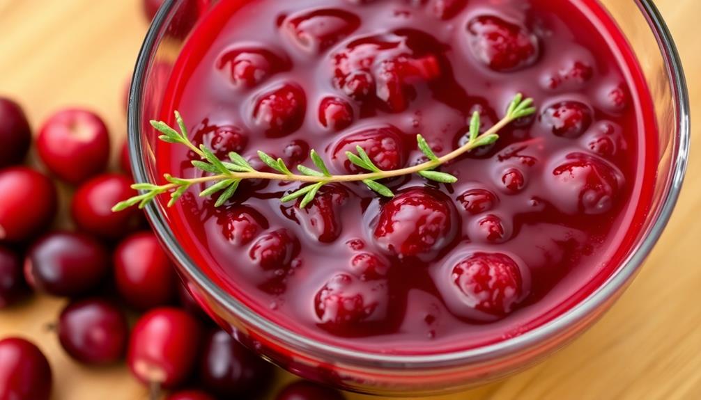 refrigerate cranberry sauce before serving