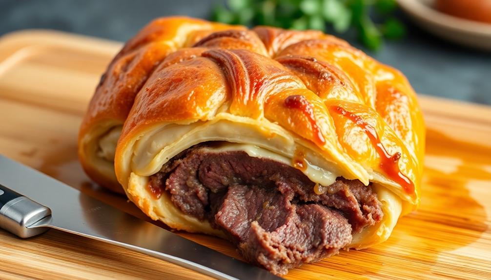 rest beef wellington properly