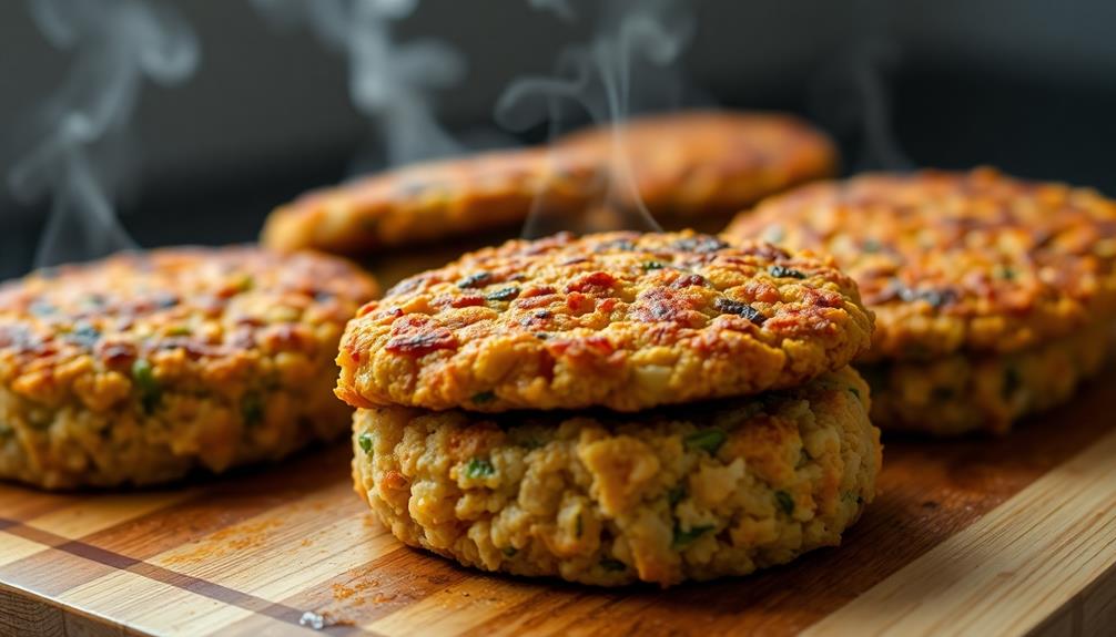 rest patties before serving