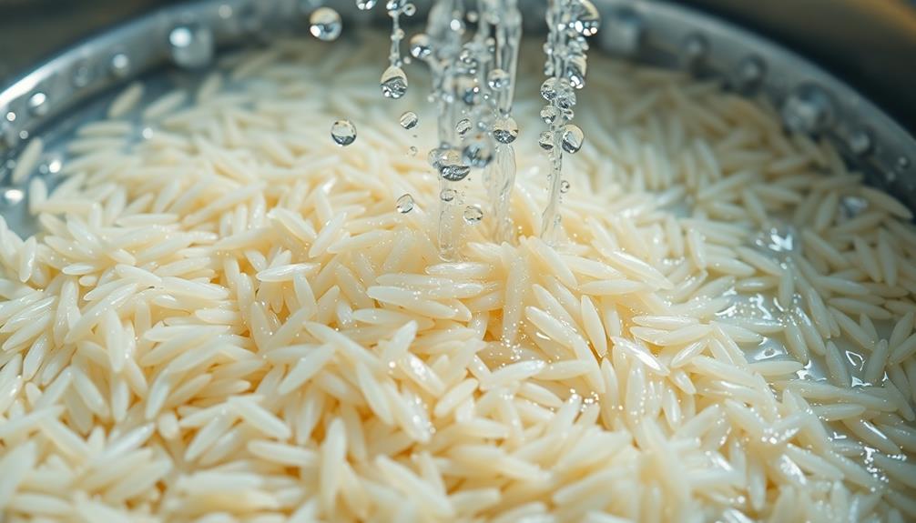 rinse rice thoroughly before cooking