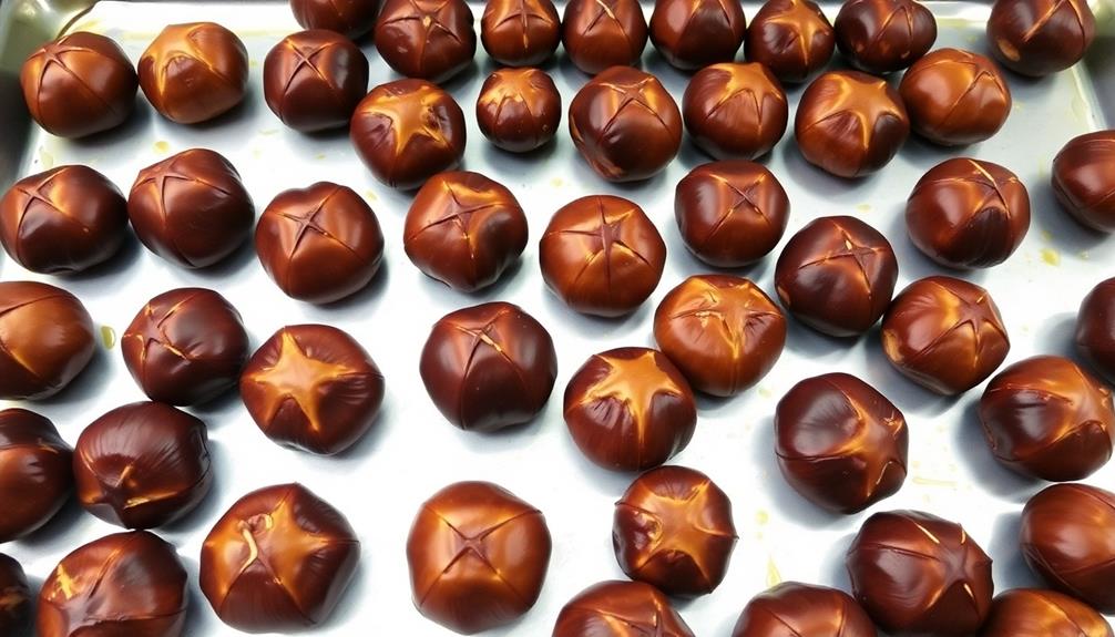 roast chestnuts at 400 f