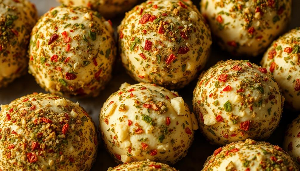 roll balls in spices