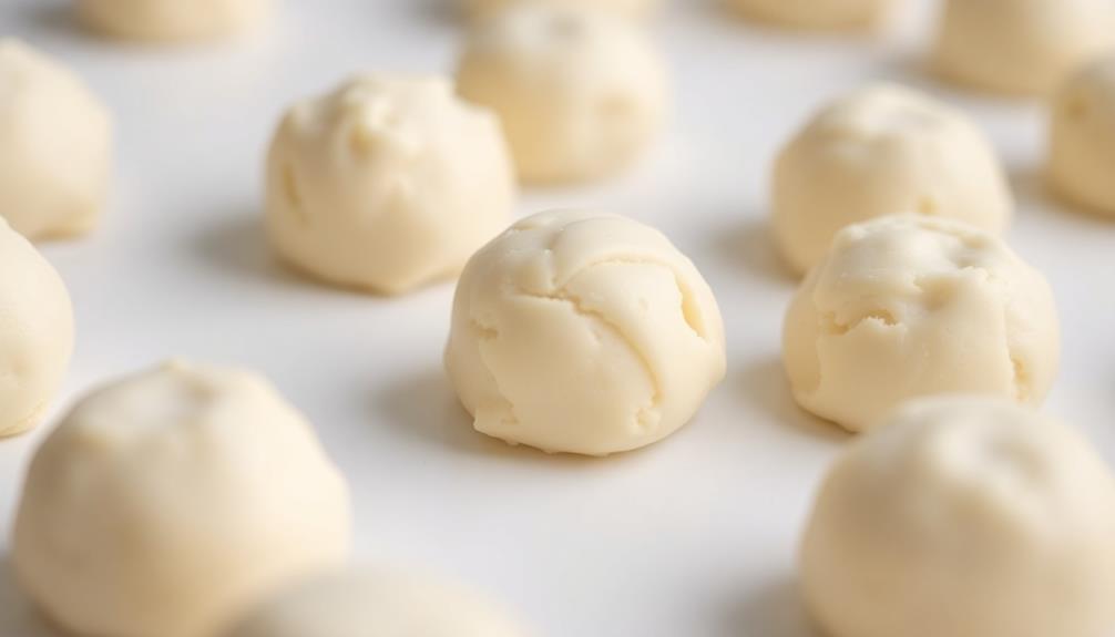 roll dough into balls