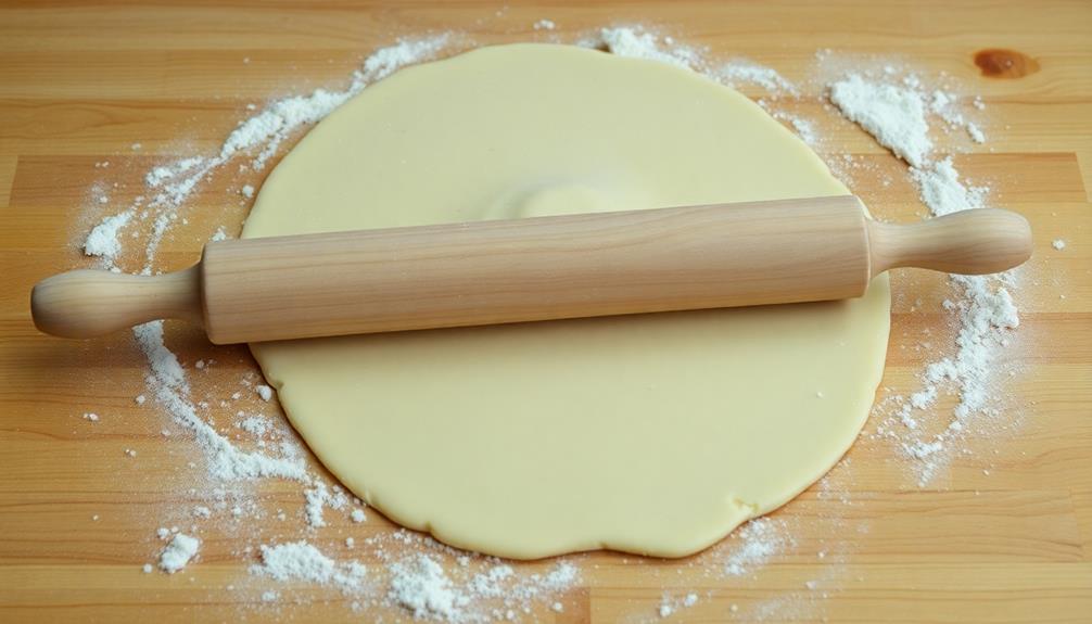 roll dough to 1 4 inch