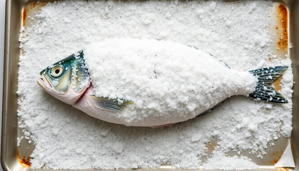 salted fish preparation step