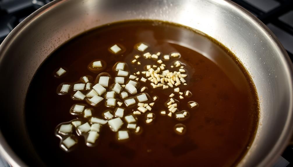 saut aromatics in oil
