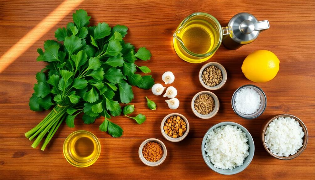 saut garlic and coriander