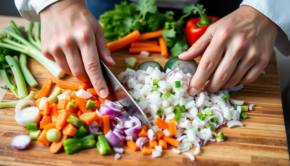 saut vegetables with olive oil