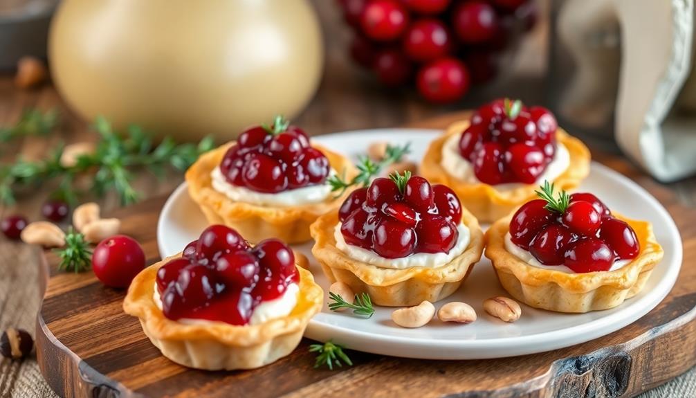 savory cranberry cheese appetizers