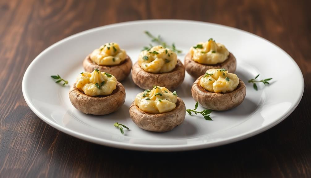 savory stuffed mushroom appetizers