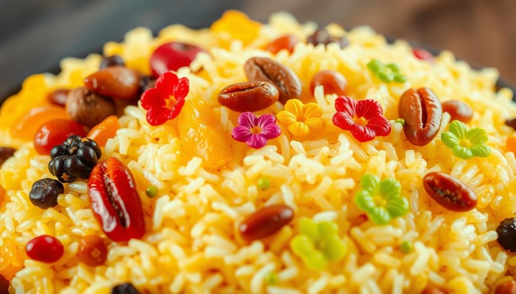 savory sweet rice dish