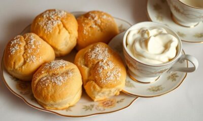 scones with clotted cream