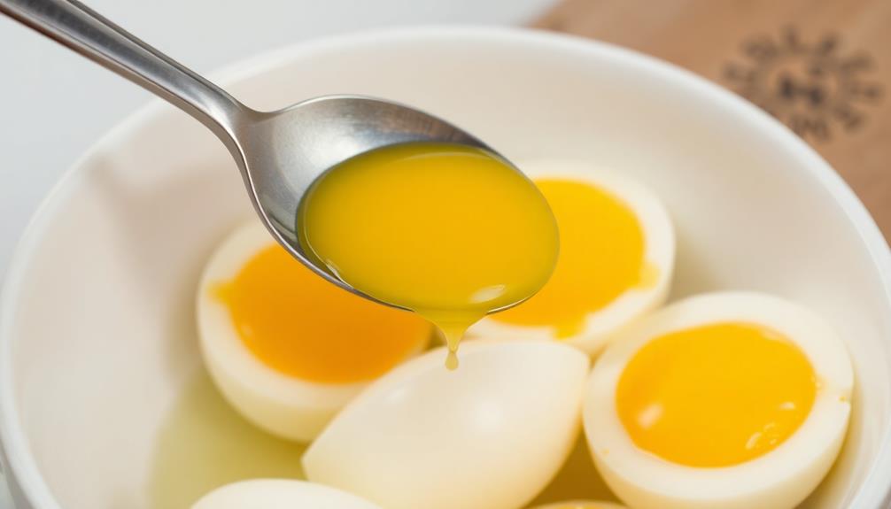 scoop yolks into bowl