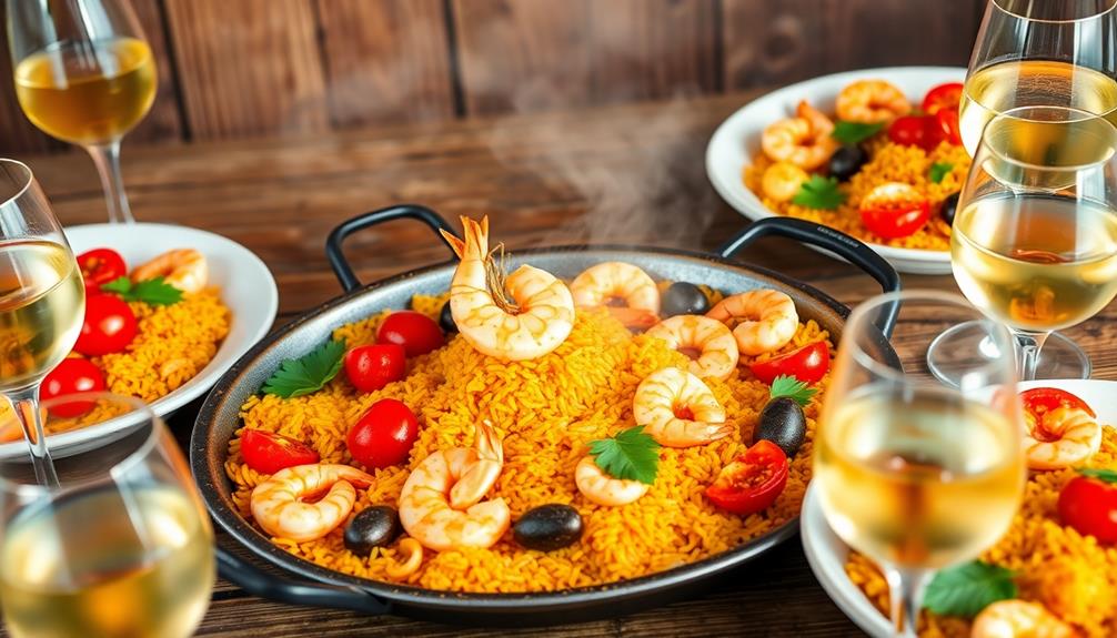 seafood rice dish spain