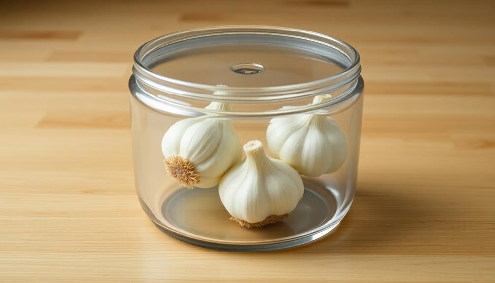 seal garlic airtight container