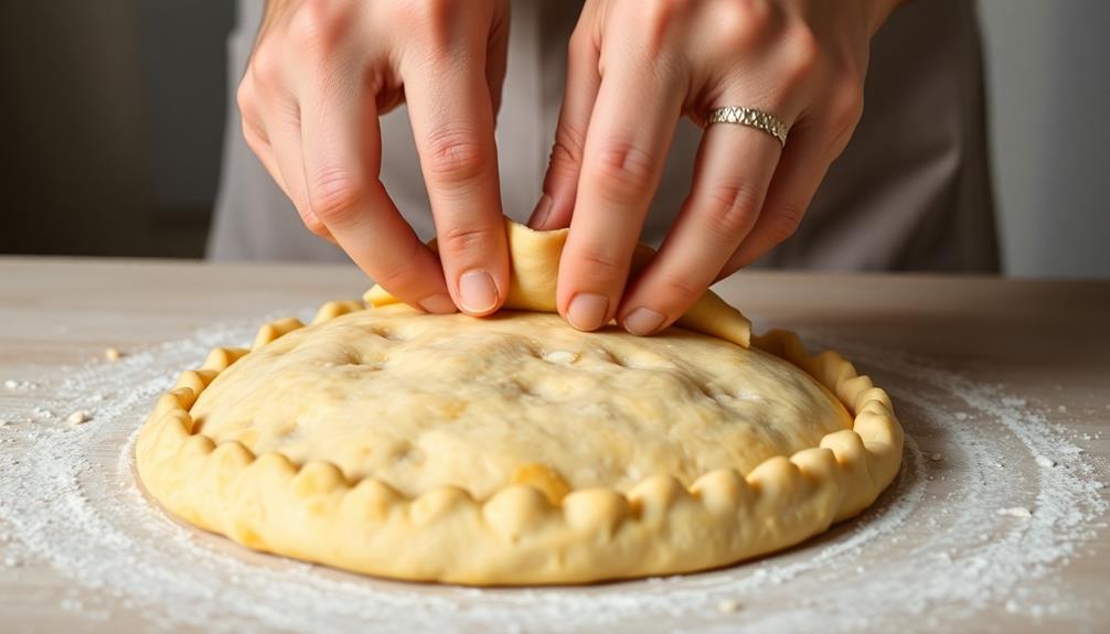 seal stuffed dough edges