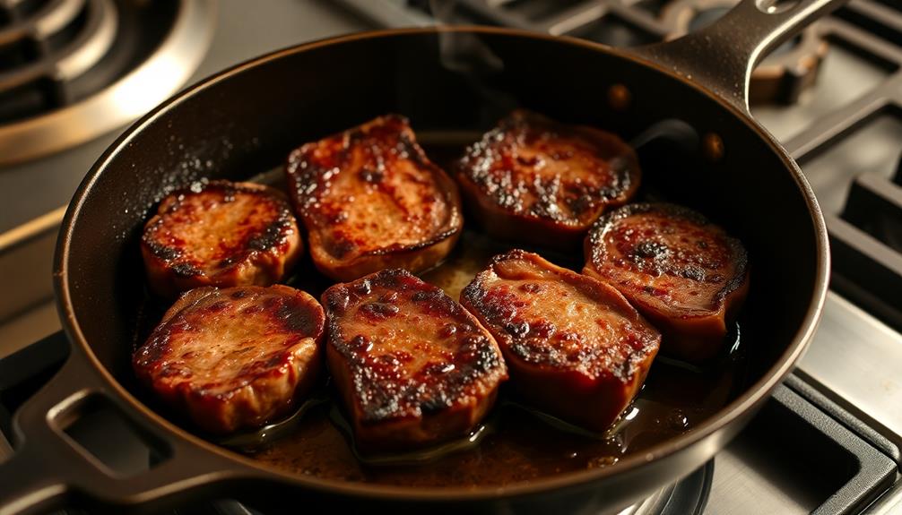 sear beef tenderloin medallions