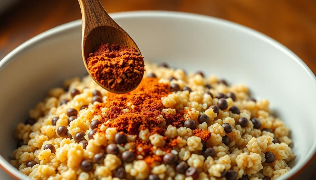 season placeholder with spices