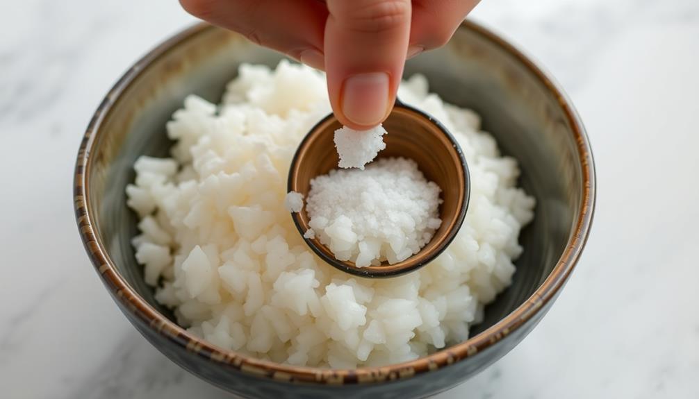 seasoned salt filling process