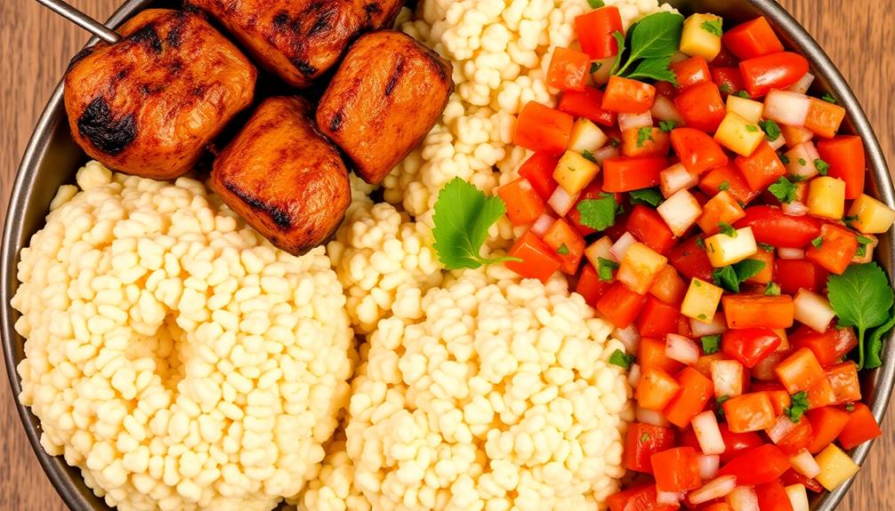 serve meat with sides