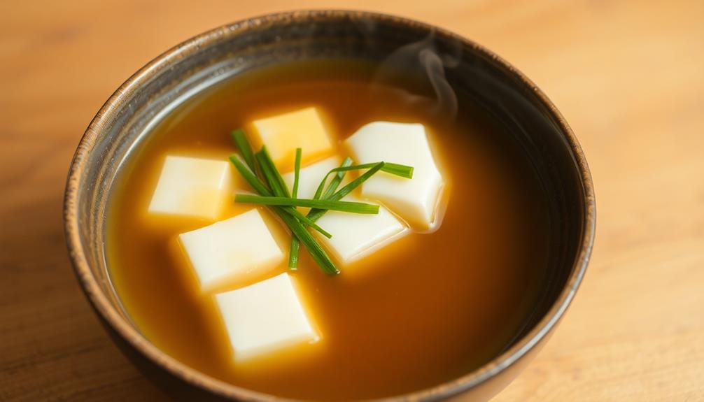 serve miso soup now