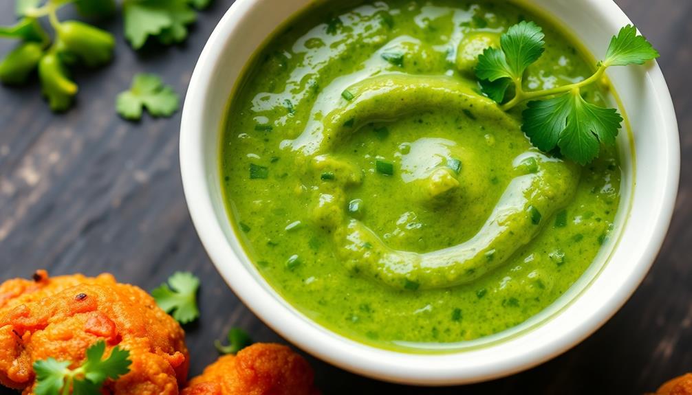 serve with mint chutney