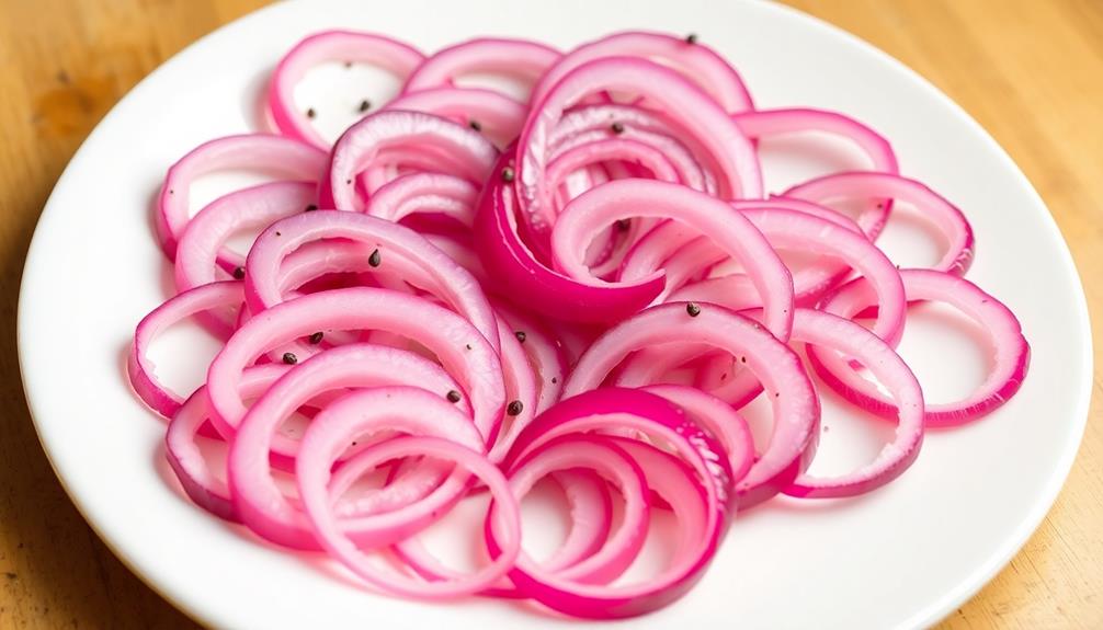 serve with pickled onions