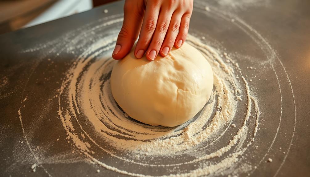 shape the dough carefully