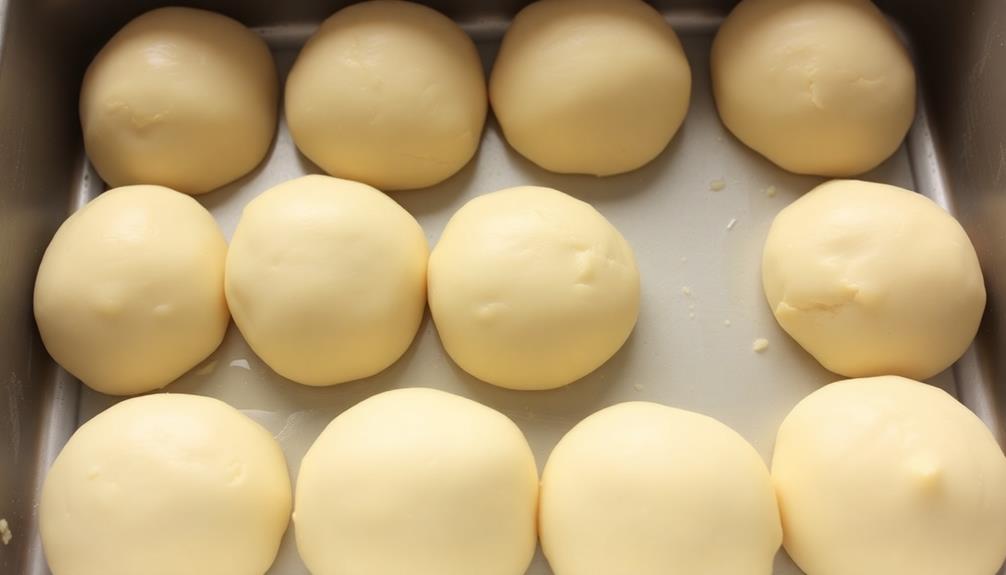 shape the dough portions