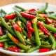 sichuan style spicy beans