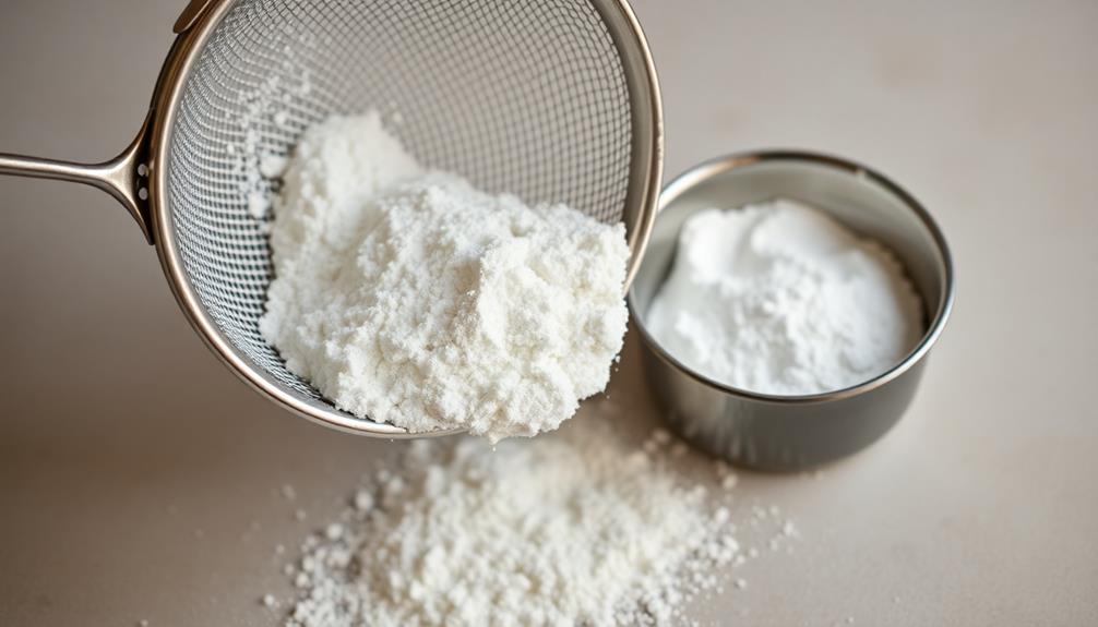 sift flour baking powder