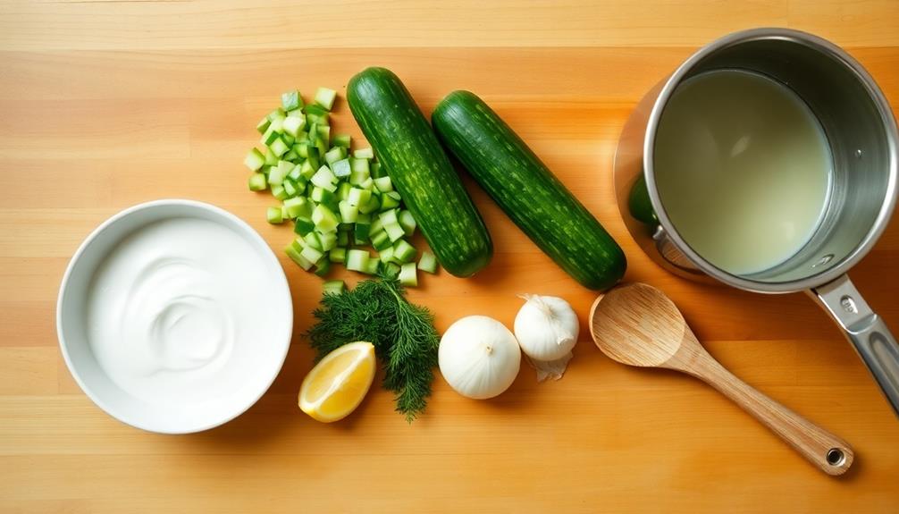 simmer cucumbers until tender