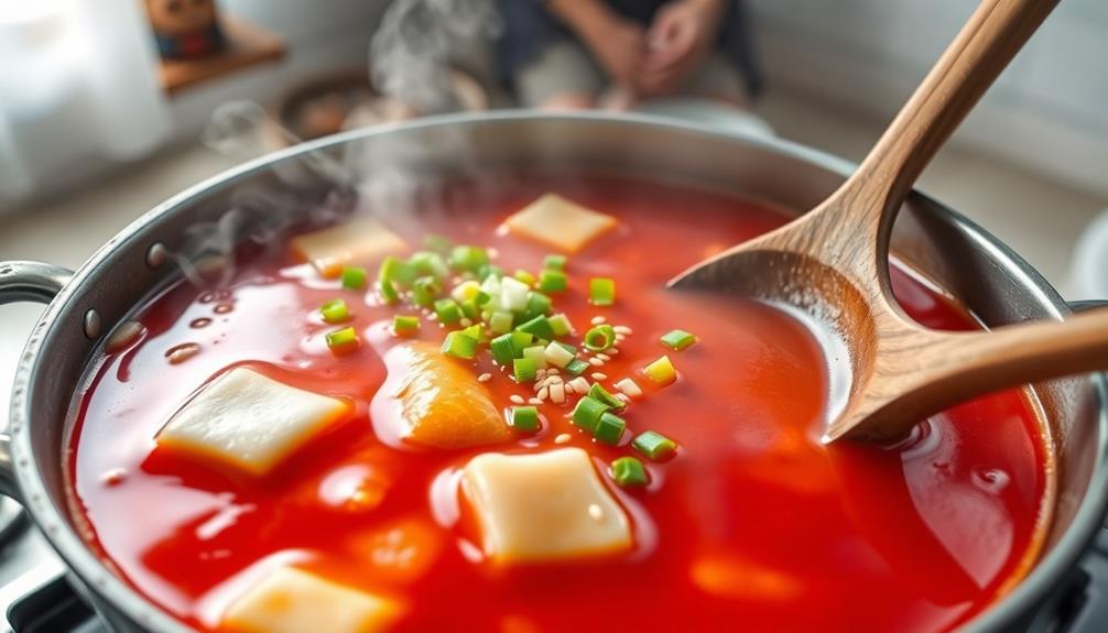 simmer for ten minutes
