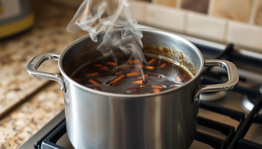 simmer mixture ten minutes