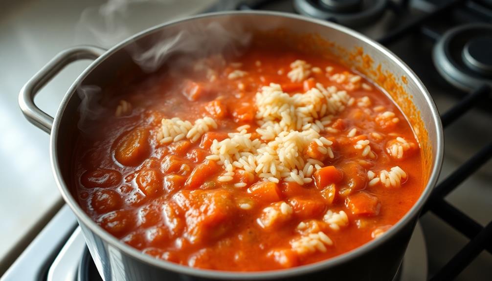 simmer rice until tender