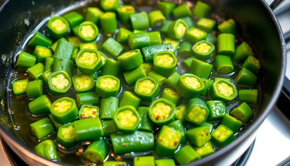 simmer until okra tender