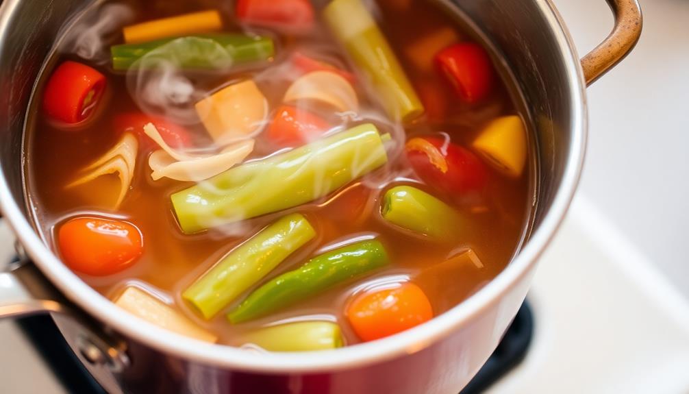 simmer vegetables until tender