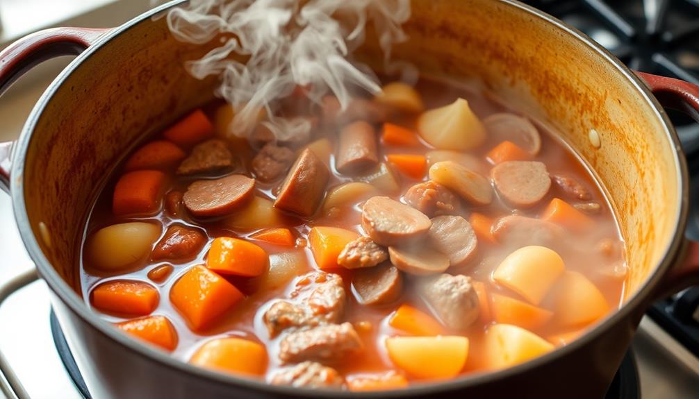 simmer vegetables until tender