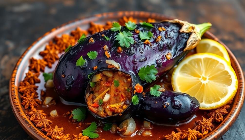 smoky mashed eggplant dish