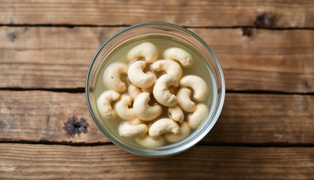 soak cashews overnight preparation