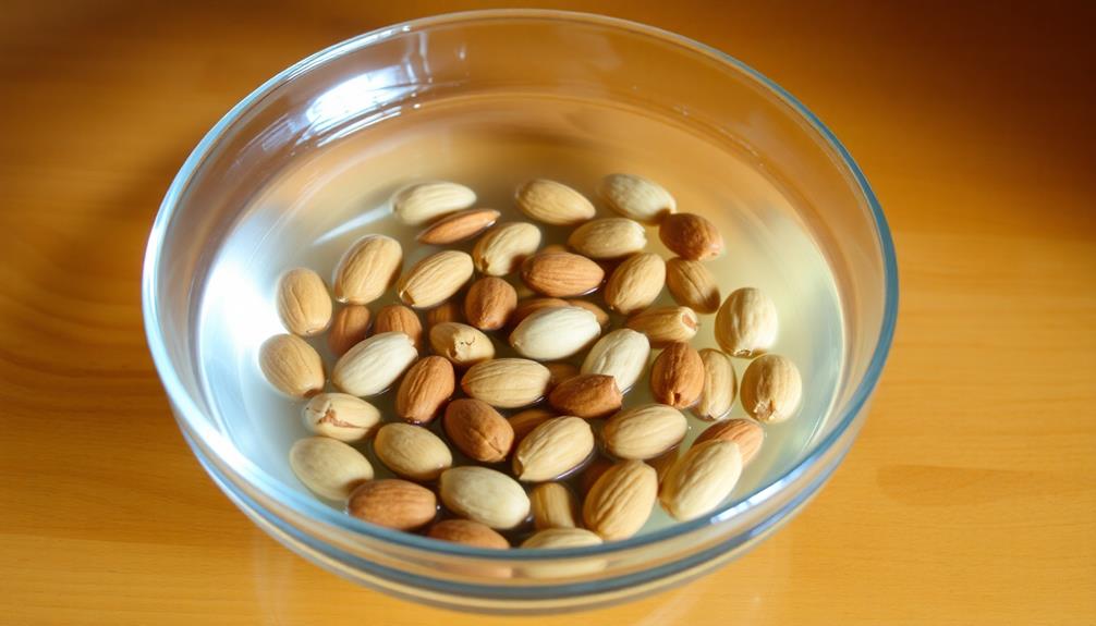 soak nuts overnight water