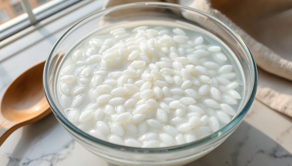 soak rice for hours